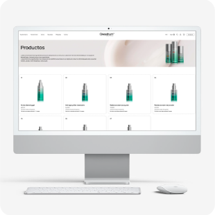 Catálogo y tienda multidioma